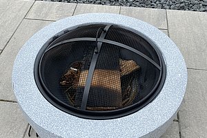 Moderne Feuerschale