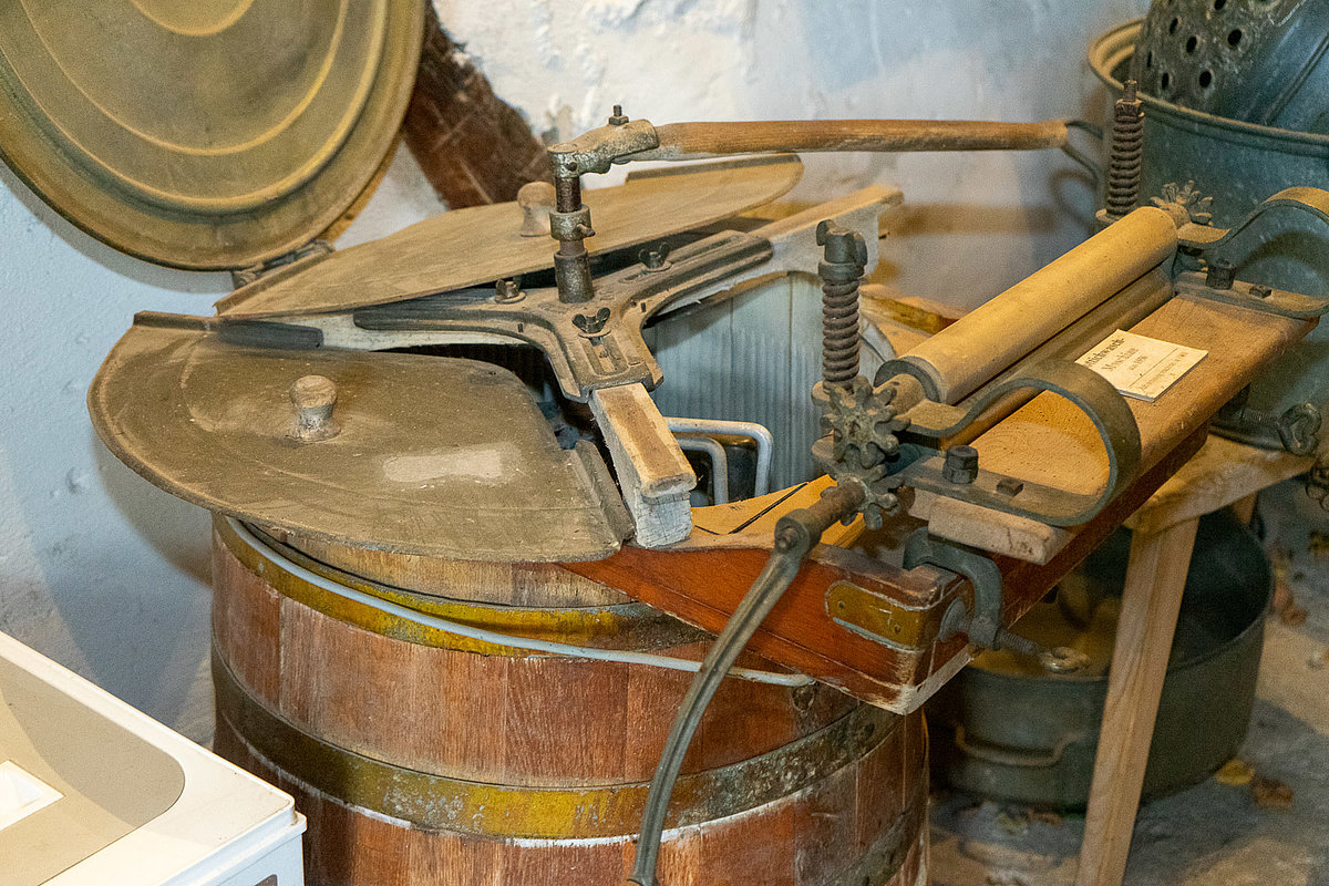 Bottichwaschmaschine um 1950