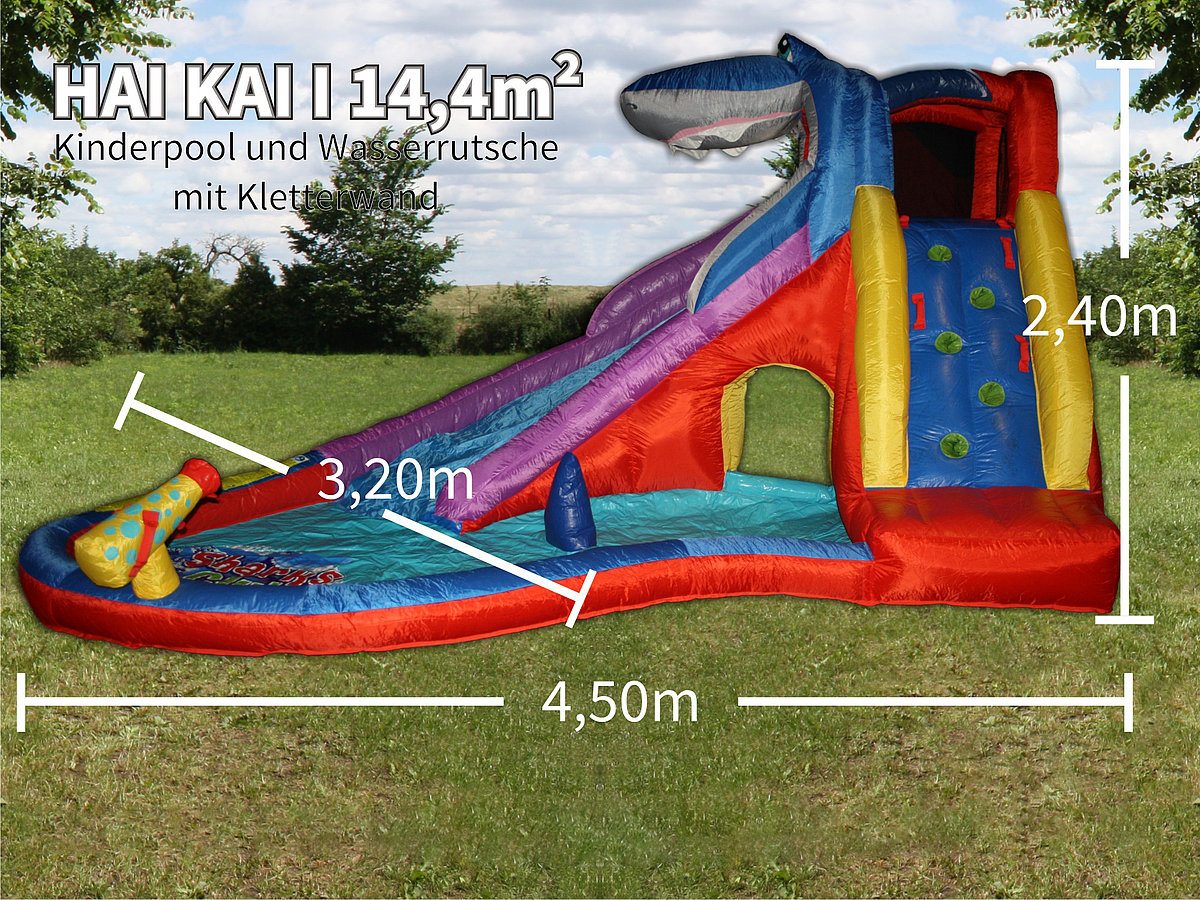 Wasserrutsche - Kinderpool mieten