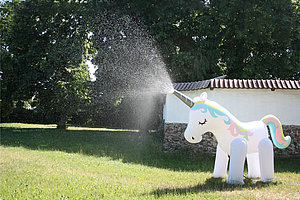 Einhorn Gartendusche