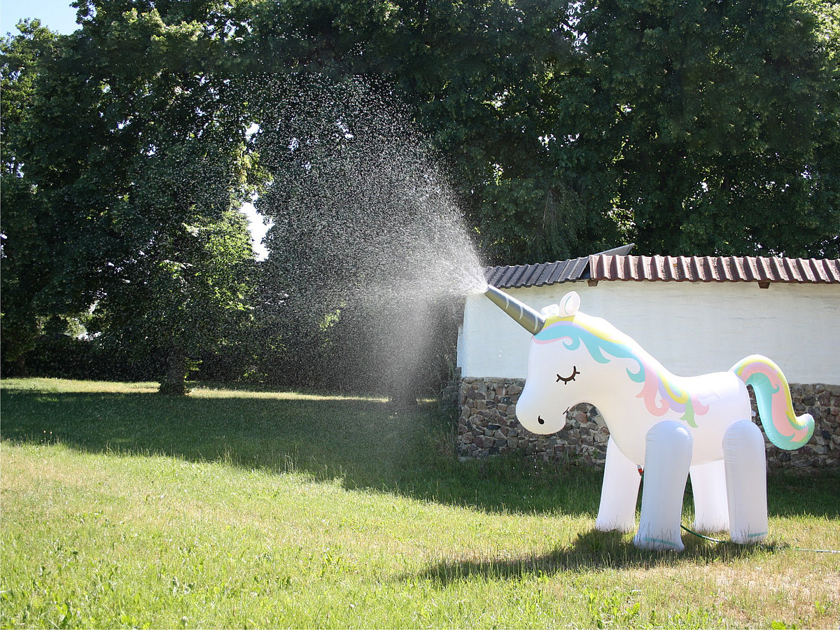 Einhorn Gartendusche