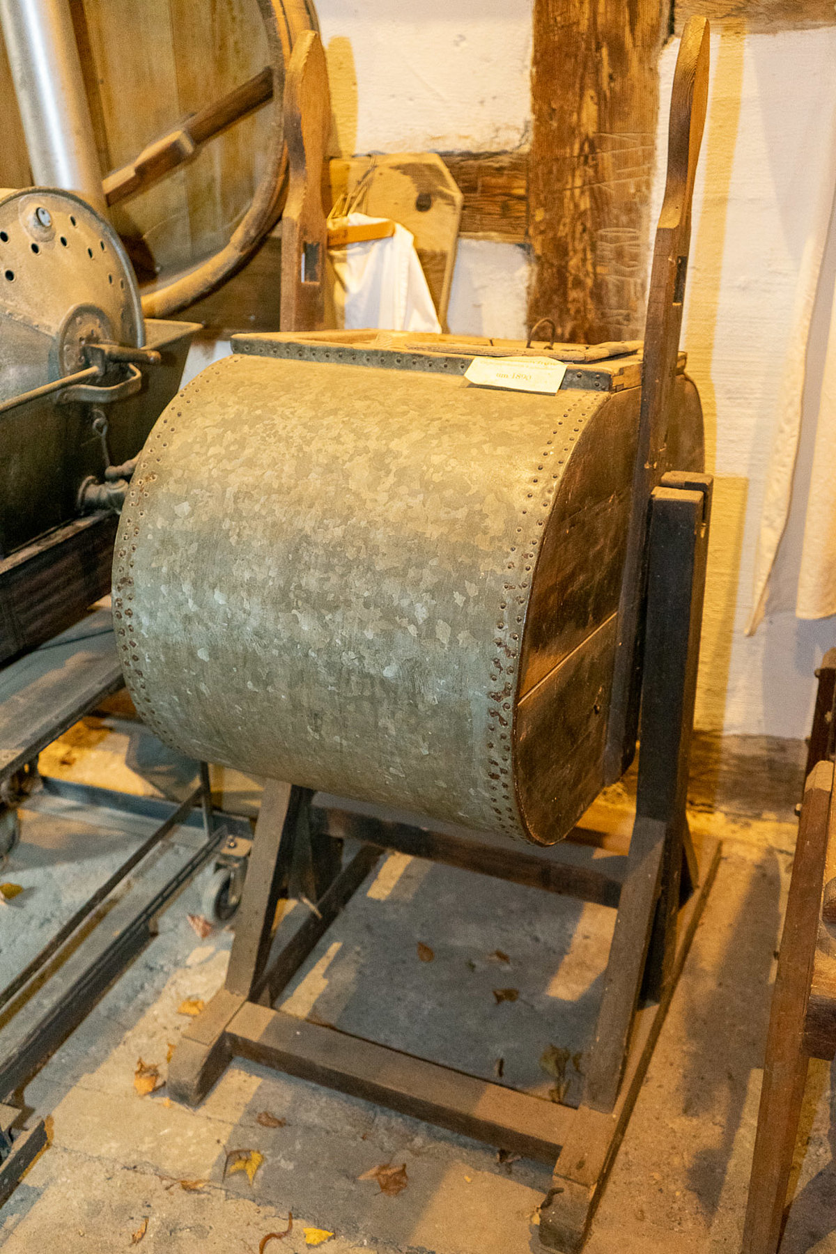 historische Waschmaschine um 1890